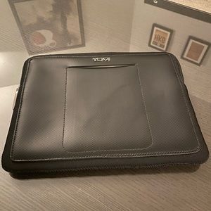 TUMI Leather/Neoprene Tablet Sleeve